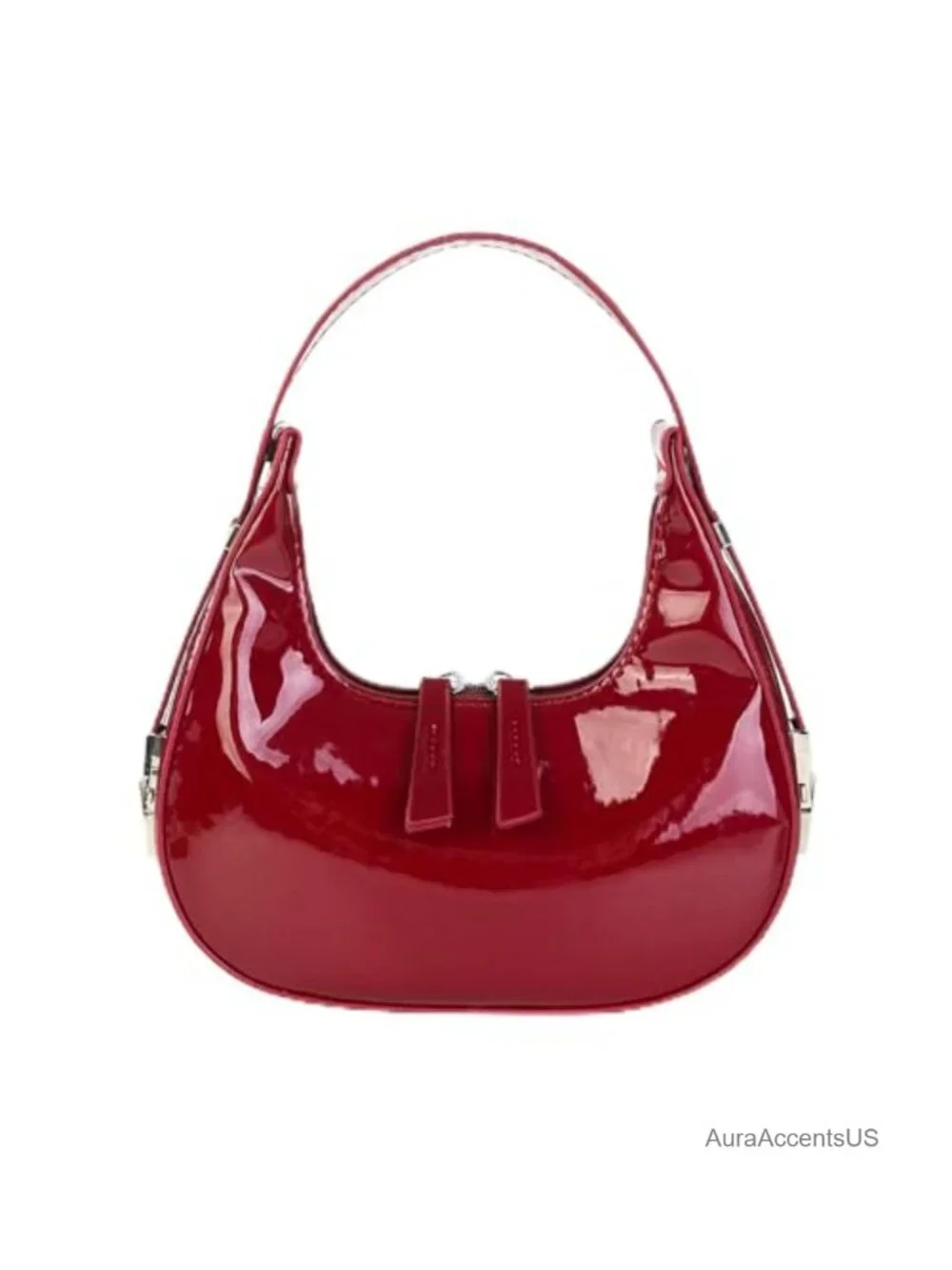 Y2k Crescent Hobo Shoulder Bag with Adjustable Strap